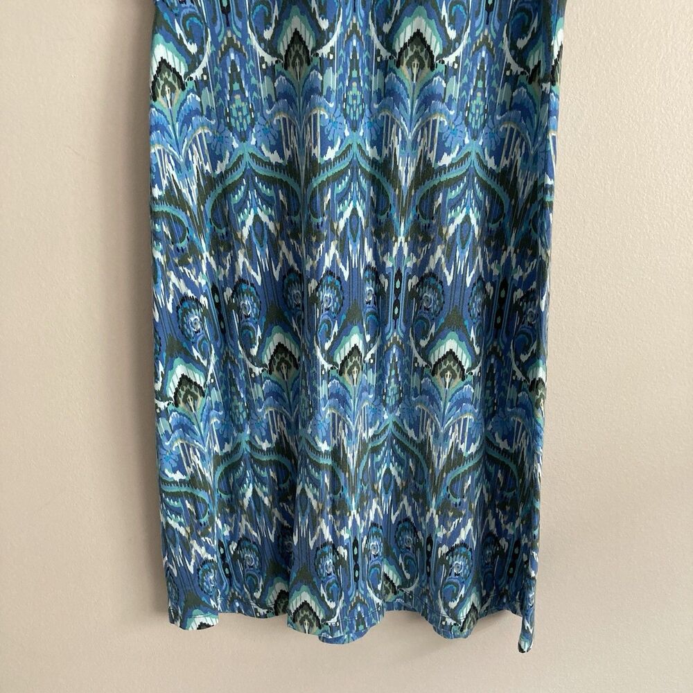 Athleta Dress Womens Blue Green Sleeveless Stretch Pullover Short Size Medium - Picture 9 of 10